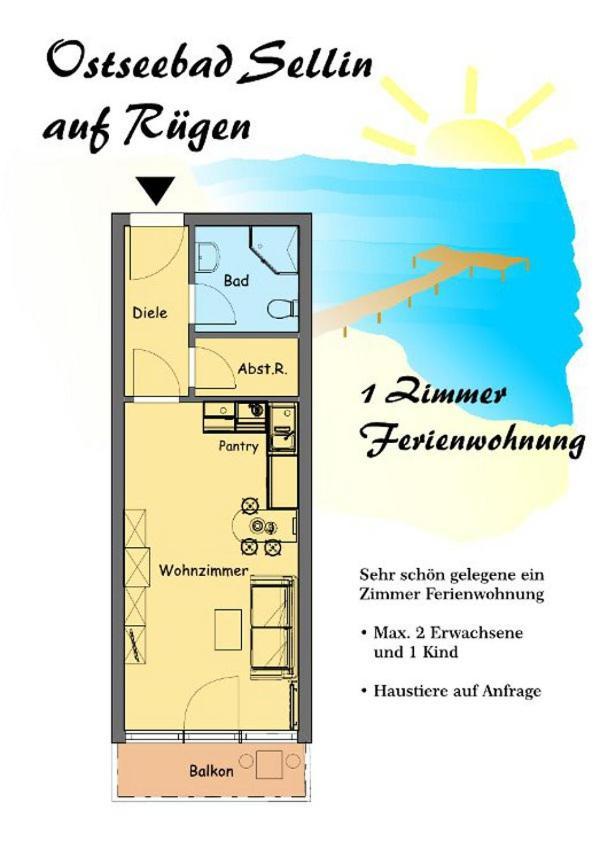 Ostseebad Sellin Auf Ruegen Apartment Im Haus Baltic 1 Og Ngoại thất bức ảnh